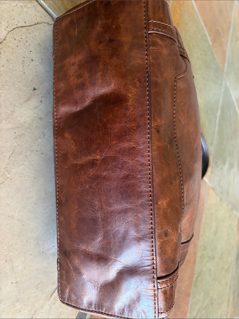 Frye Melissa Tote in Redwood - Picture 3 of 7